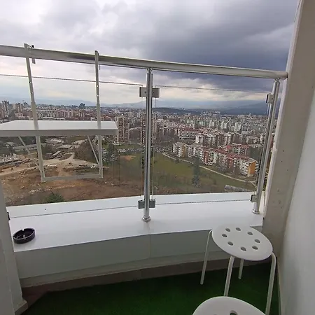 Appartement 19th Floor Cozy With Pool, Fitness, Parking Included In Price & Self Check In Available Skopje